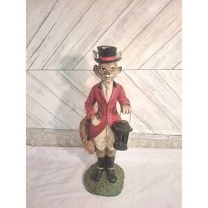 *Vintage* Winterthur Mr Lord Fox Hunt English Library Statue Exclusive VERY RARE